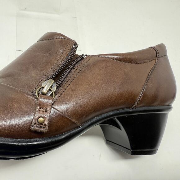 Clarks Leather WISH HOPE Side Zip Booties New W/O Tags Womens 8M I.1.1 Comfort - Picture 9 of 16
